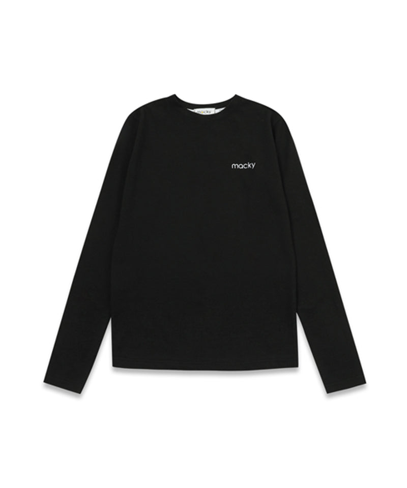 MACKY Golf: Basic Spring Inner T-Shirt - Black