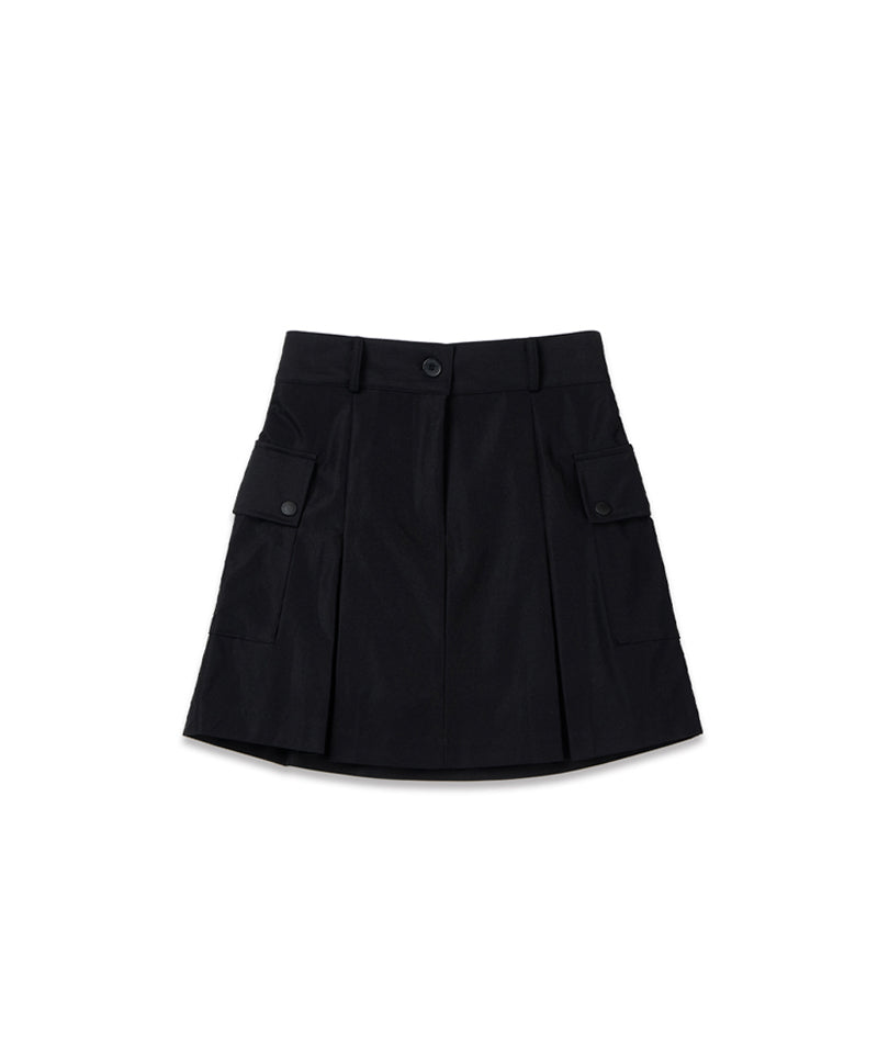 MACKY Golf: Cargo Pop Skirt - Black