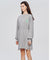 LE SONNET  Easy Fit Sweat Dress- Grey
