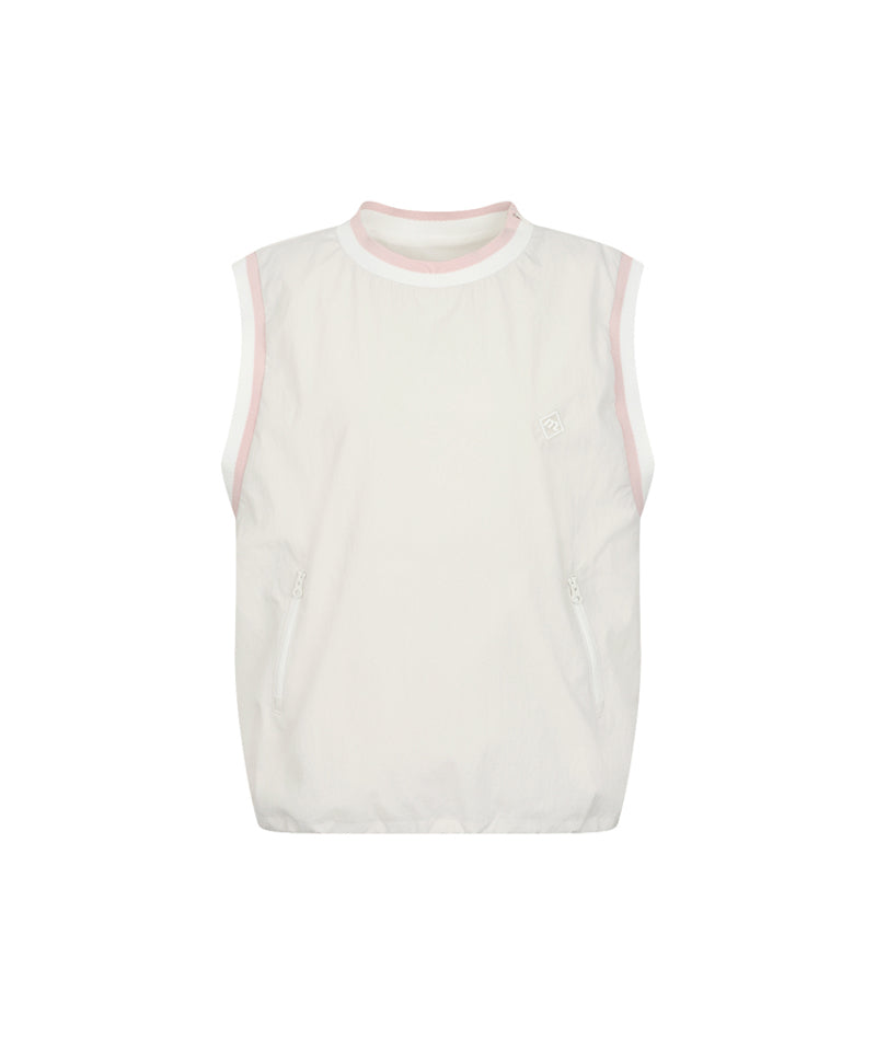 Monday Flow Wind Block Vest - Light Pink