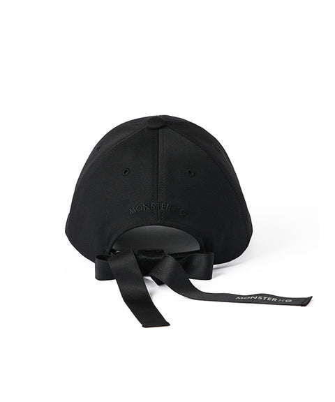 Monster G Ribbon Wide Ball Cap - Black