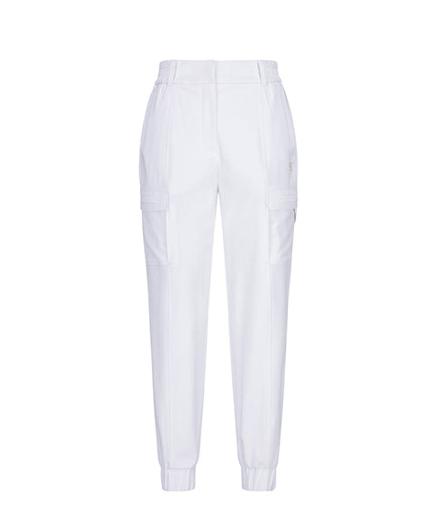 [Warehouse Sale] W Pocket Point Jogger  L/Pt - White