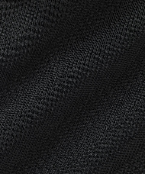 FAIRLIAR Pearl Big Ribbon Knit - Black