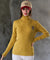 BENECIA 12 Color Ribbed Turtleneck - Yellow