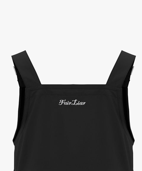 FAIRLIAR Suspender Pocket Vest - Black