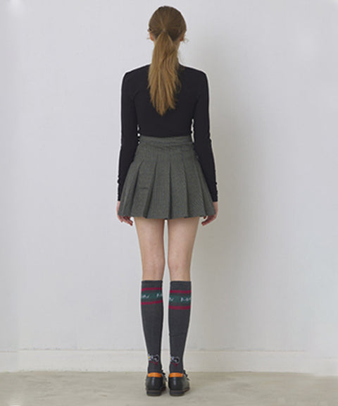 KANDINI Warm High-Neck T-Shirt - Black