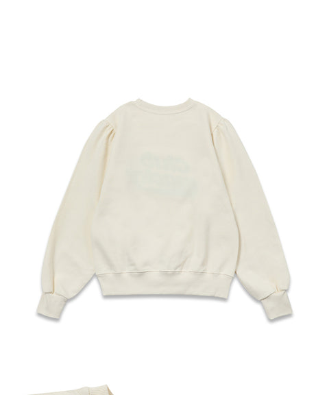 MACKY Golf: Flua Puff Sweatshirt - Ivory