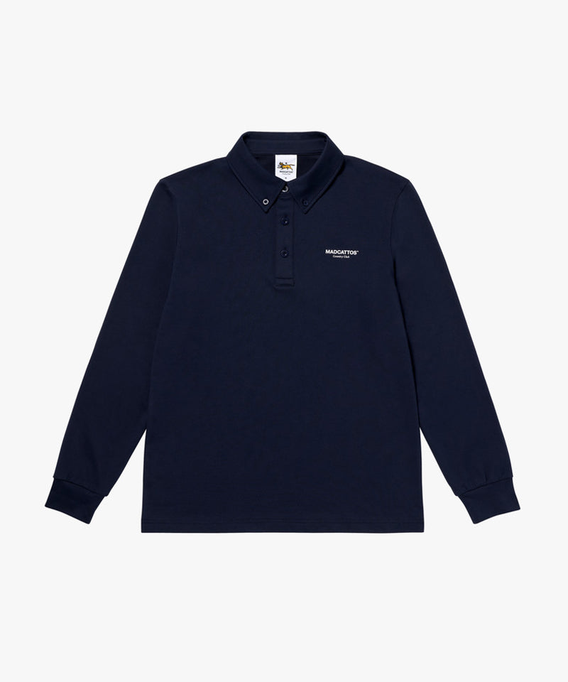 MCC Women's Collar Button Down L/S Tee - Dark Navy