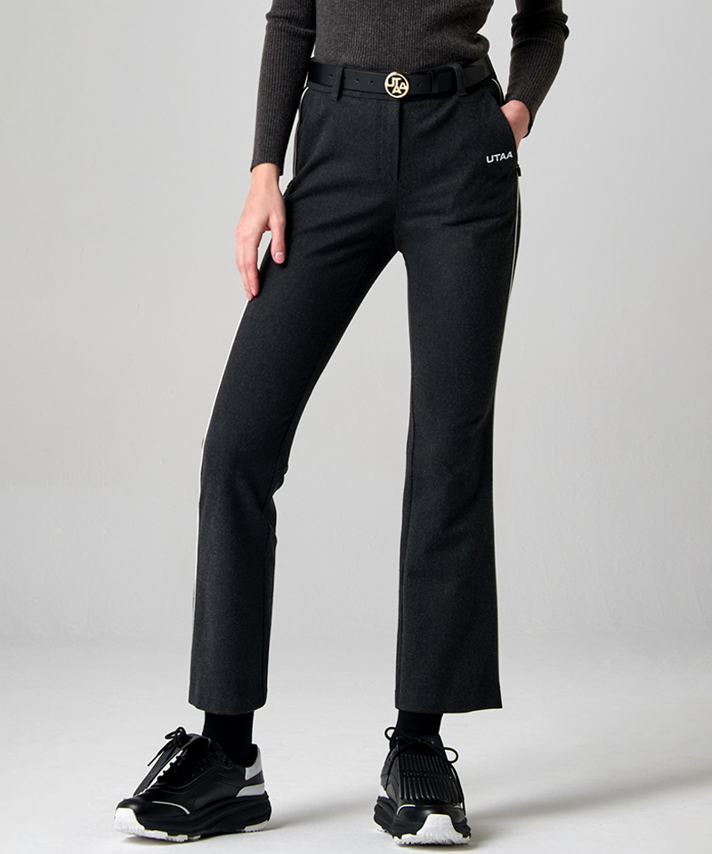 UTAA Women's Essential Contour Line Bootscut Pants - Cool Grey