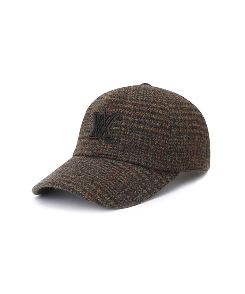 ANEW Golf: Check Ball Cap - Brown