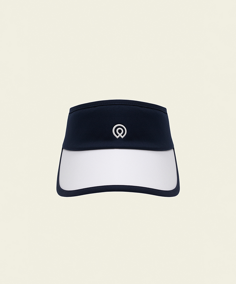 FORDI Color block Ribbon Visor - Navy