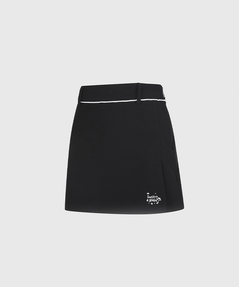 KANDINI H-Line Mini Skirt - Black
