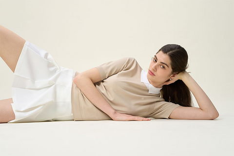 [Warehouse Sale] FORDI Pocket Pleated Skirt - White