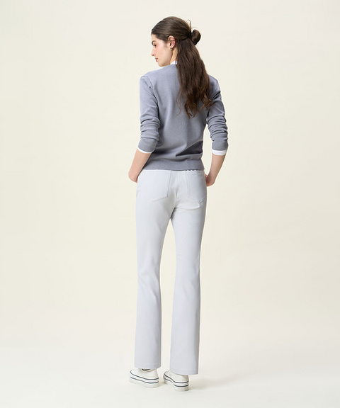 FORDI Signature Bootcut Long Pants - Grey