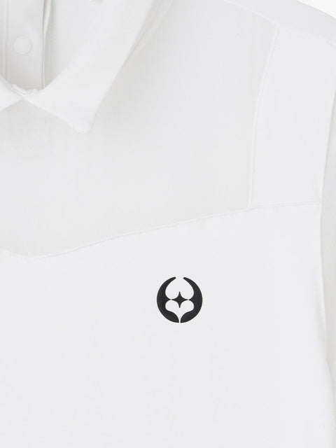 GFJ Golf Women's Slim Fit Polo - White