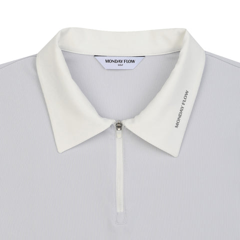 Monday Flow Slim Layer Carat Top - Light Gray