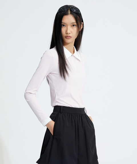 Monday Flow Slim Layer Carat Top - Light Pink