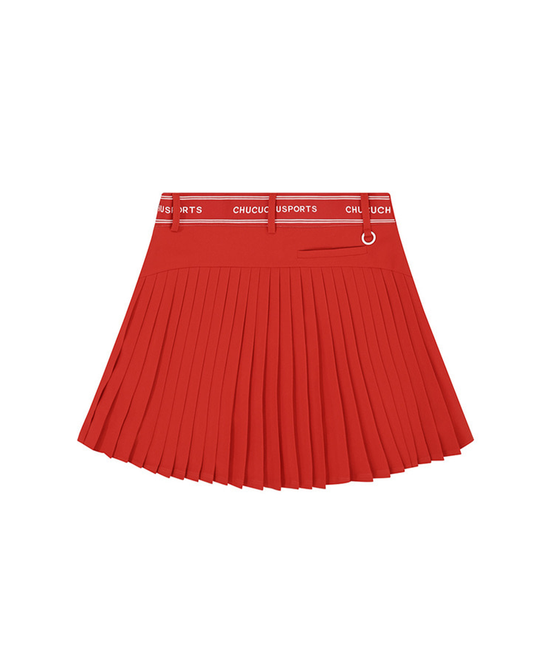 CHUCUCHU Slit Back Pleated Skirt - 3 Colors– Sokim CHUCUCHU Slit Back Pleated Skirt - 3 Colors– Sokim