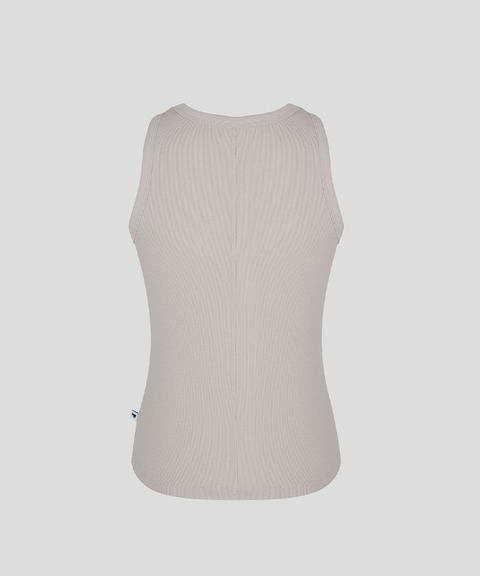 KANDINI Soft Rib Sleeveless - Ash Beige