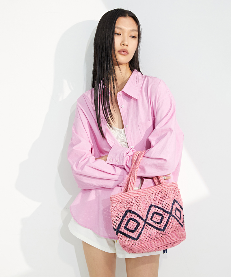 Monday Flow Vacation Linen Shirt - Pink