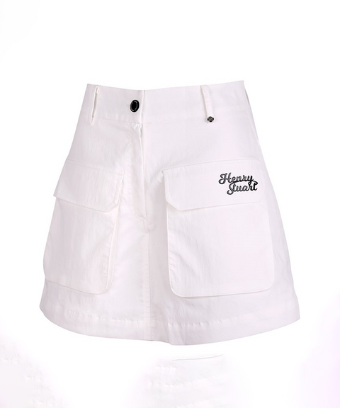 HENRY STUART Women's Double Pocket Shorts - White