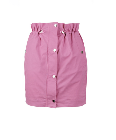 HENRY STUART Women's H-line Button Skirt - Pink