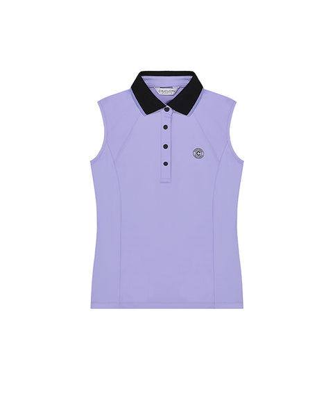 CHUCUCHU Ready Knit Collar Sleeveless - Violet