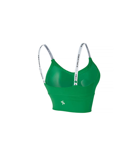 [Warehouse Sale] XEXYMIX Swim Black Label Signature Life Padded Bra Top - Holly Green