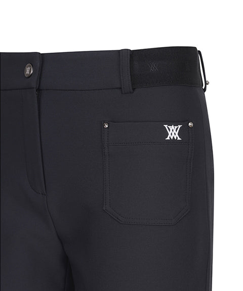 ANEW Golf: Women Thin Fleece Basic L/PT - Black