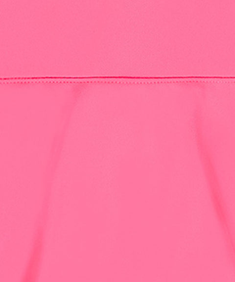 CHUCUCHU Ten Double Flare Skirt - Neon Pink