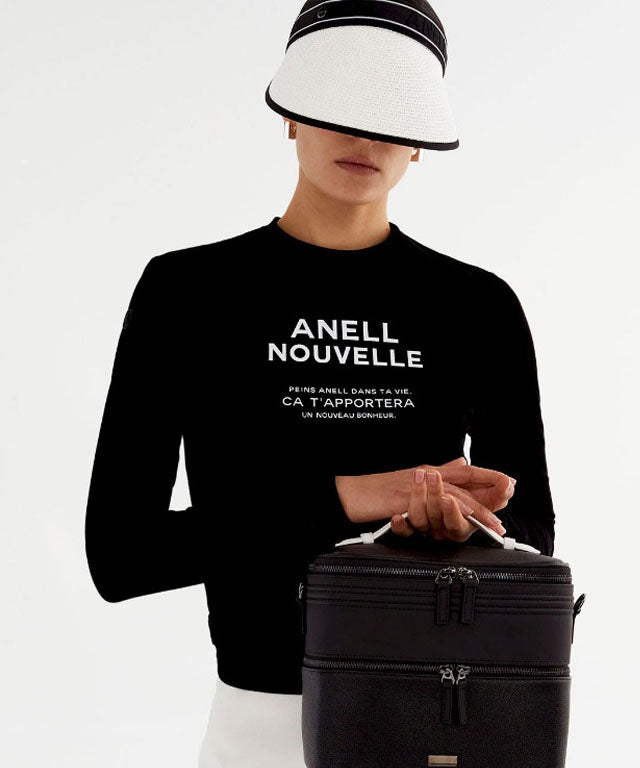 Anell Golf  Graphic Light T-shirt - Black