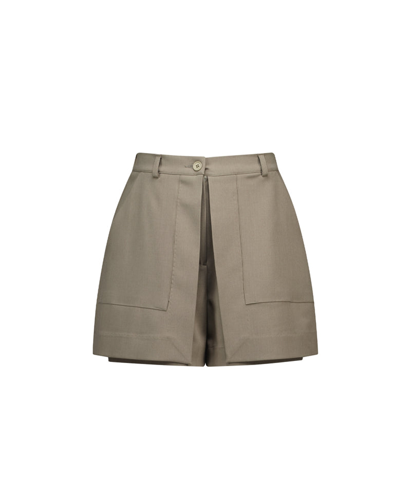 LE SONNET New Banding Swing Pants - Beige