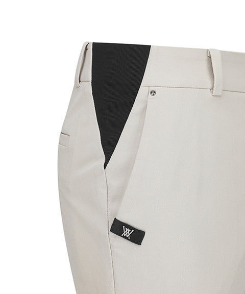 [Warehouse Sale] ANEW Golf: Men Side Banding Point Long Pants - Navy