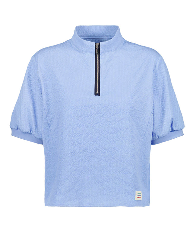 LE SONNET  Lovely Summer Blouse - Skyblue