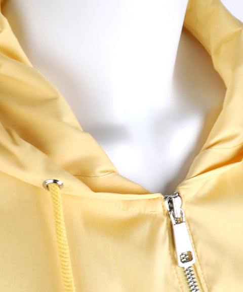 HENRY STUART Women's Hooded Sleeveless Dress - Yellow