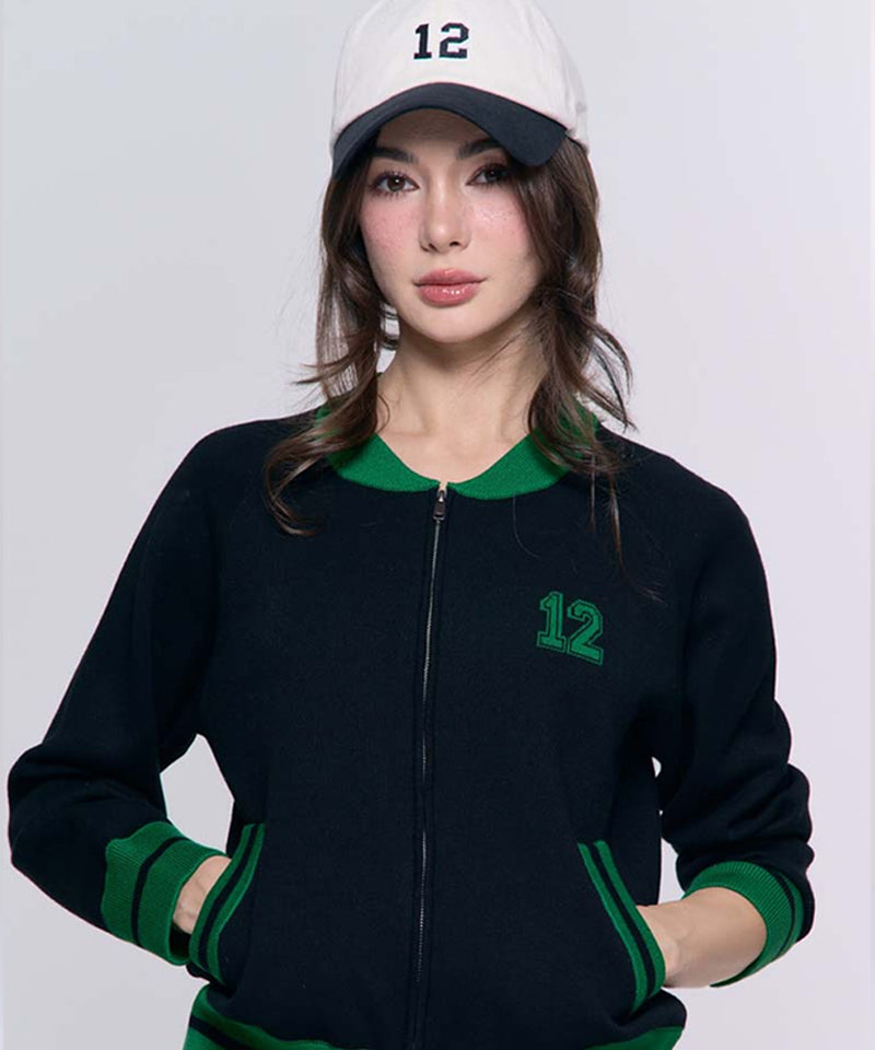 BENECIA 12 Twelve Zip Up - Black