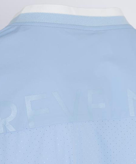 CREVE NINE: Men's Drop Shoulder String Woven Vest - S/Blue