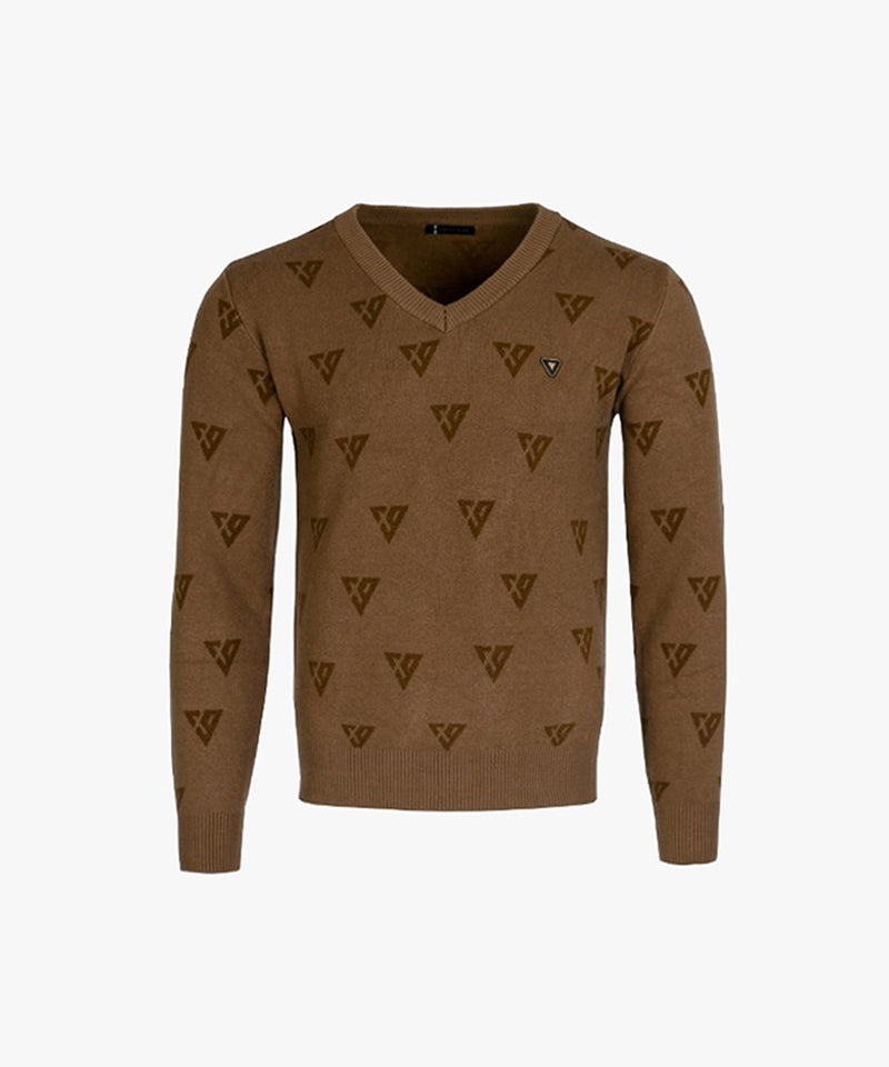 CREVE NINE: Men's Symbol Pattern Pullover - 2 Colors