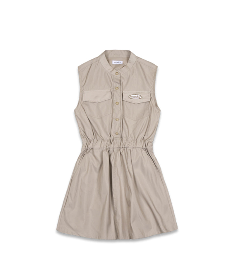 MACKY Golf: Marine Wearable Dress - Beige