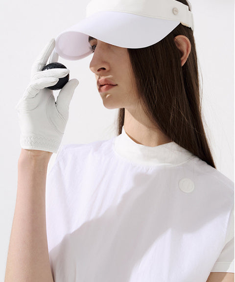 [Warehouse Sale] Anell Golf Cooling Layer Top- White