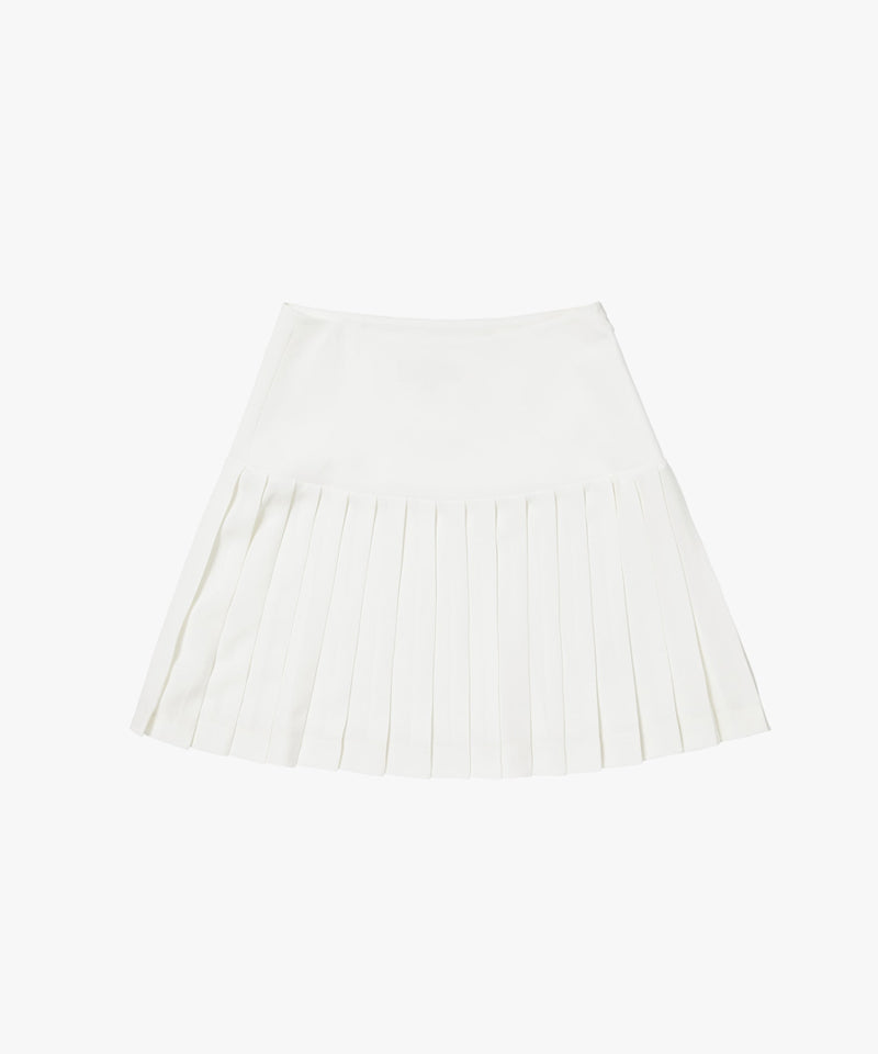 MCC Women's Pleats Mini Skirt - White