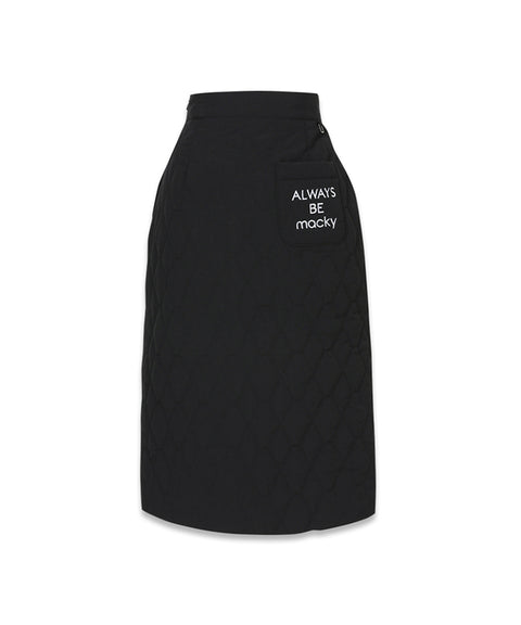 MACKY Golf: Always Macky Long Skirt - Black