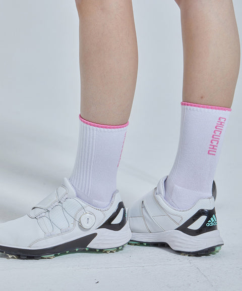 CHUCUCHU Back Logo Lip Socks - 2 Colors