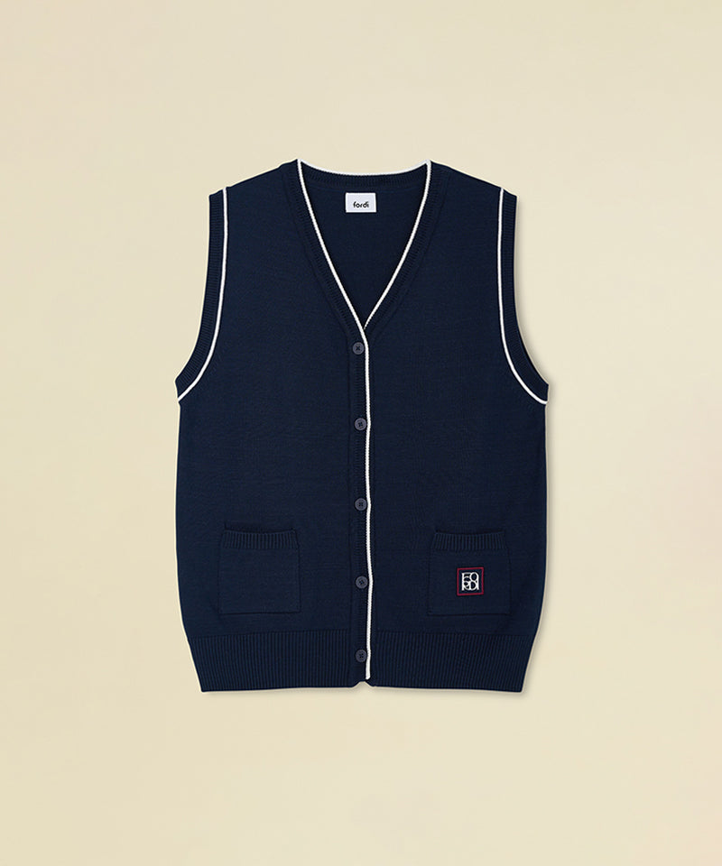 FORDI Pocket Vest - Navy