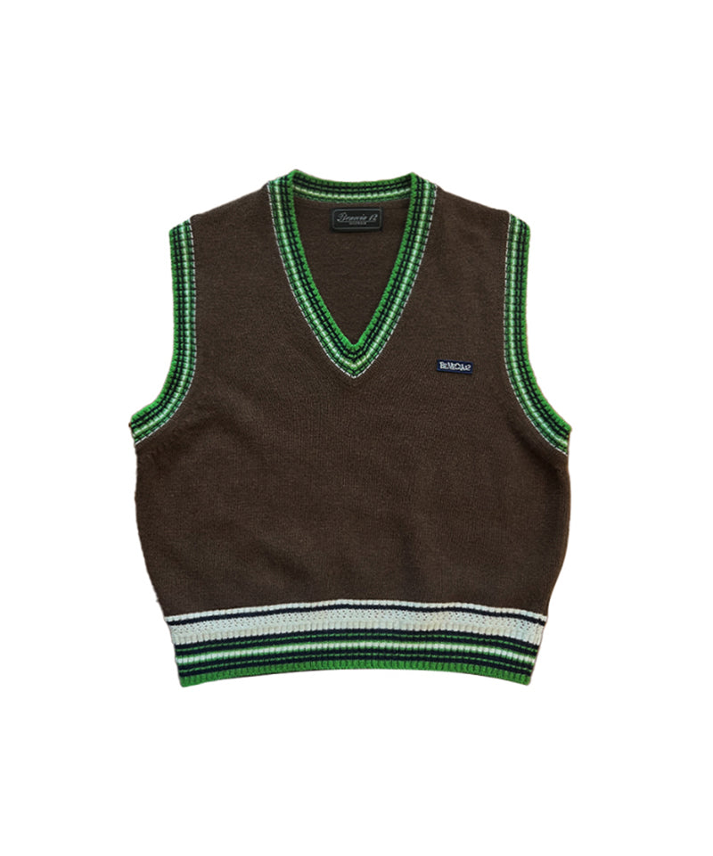 BENECIA 12 Hash Brown Vest - Brown