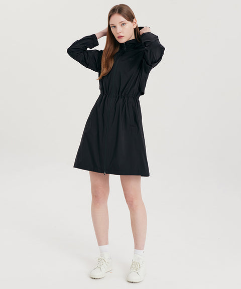 Vice Golf Atelier Women Long Rain JK - Black