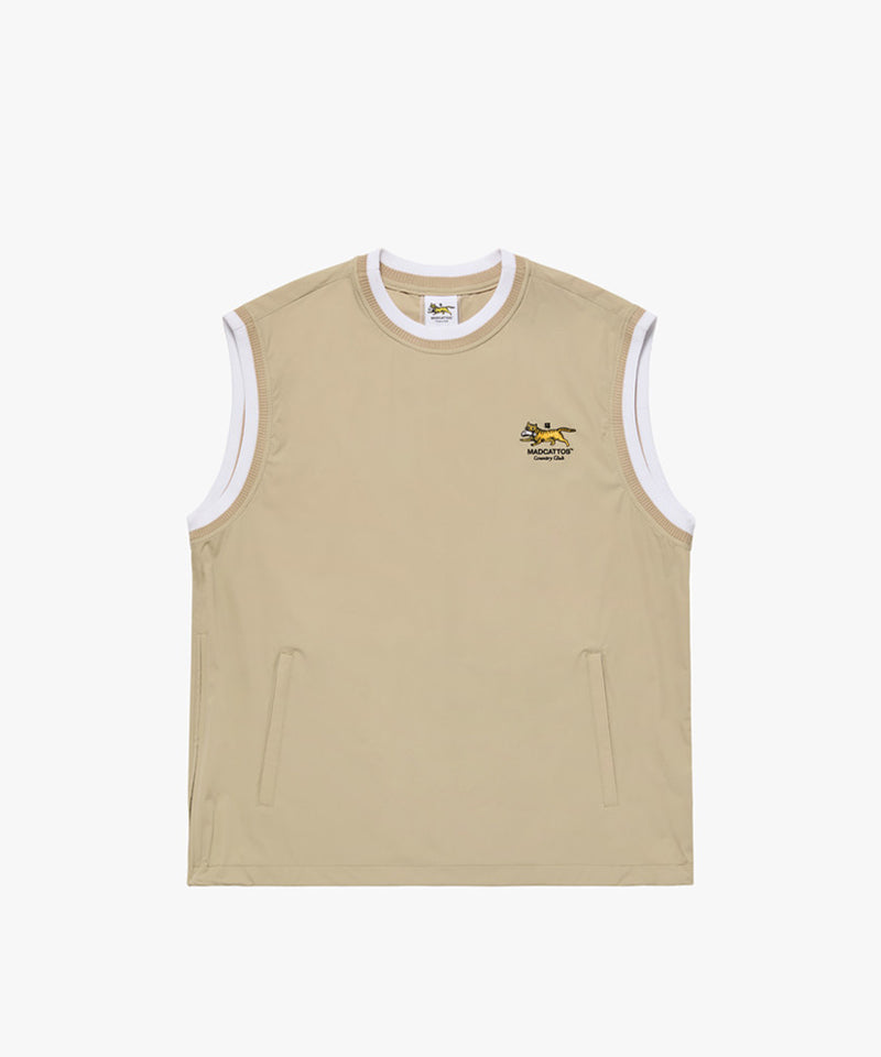 MCC Men's Round Neck Woven Vest - 3 Colors