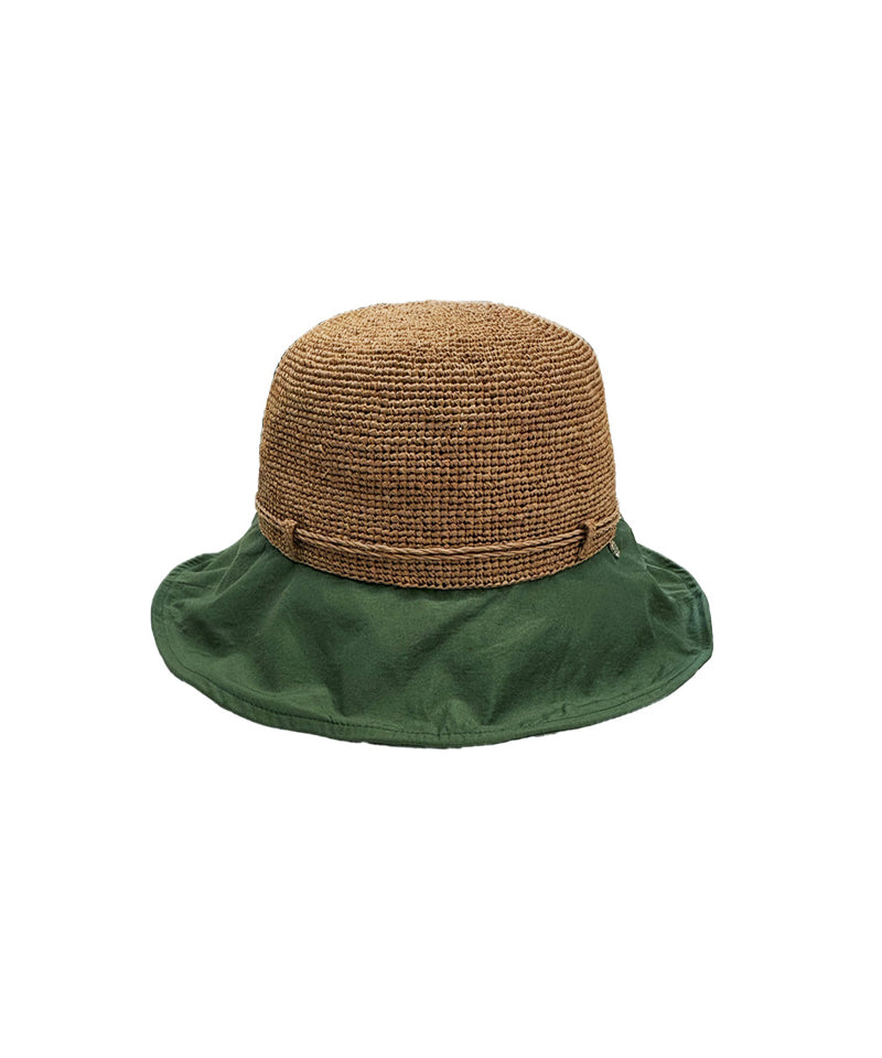 BENECIA 12 Nana Rattan Hat- Green