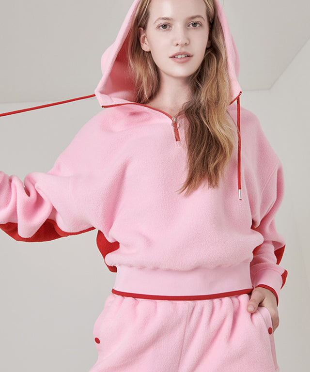CHUCUCHU Bubble Fleece Anorak Hoodie - 3 Colors