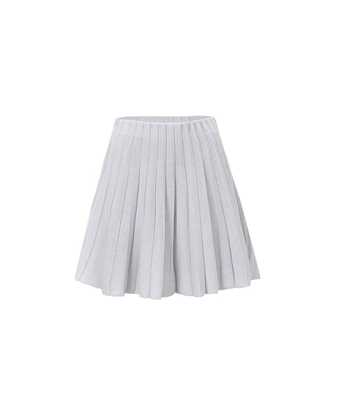 Anell Golf Cool Blend Pleated Skirt - Soft Blue